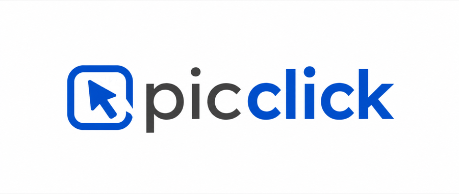 PicClick logo with cursor icon